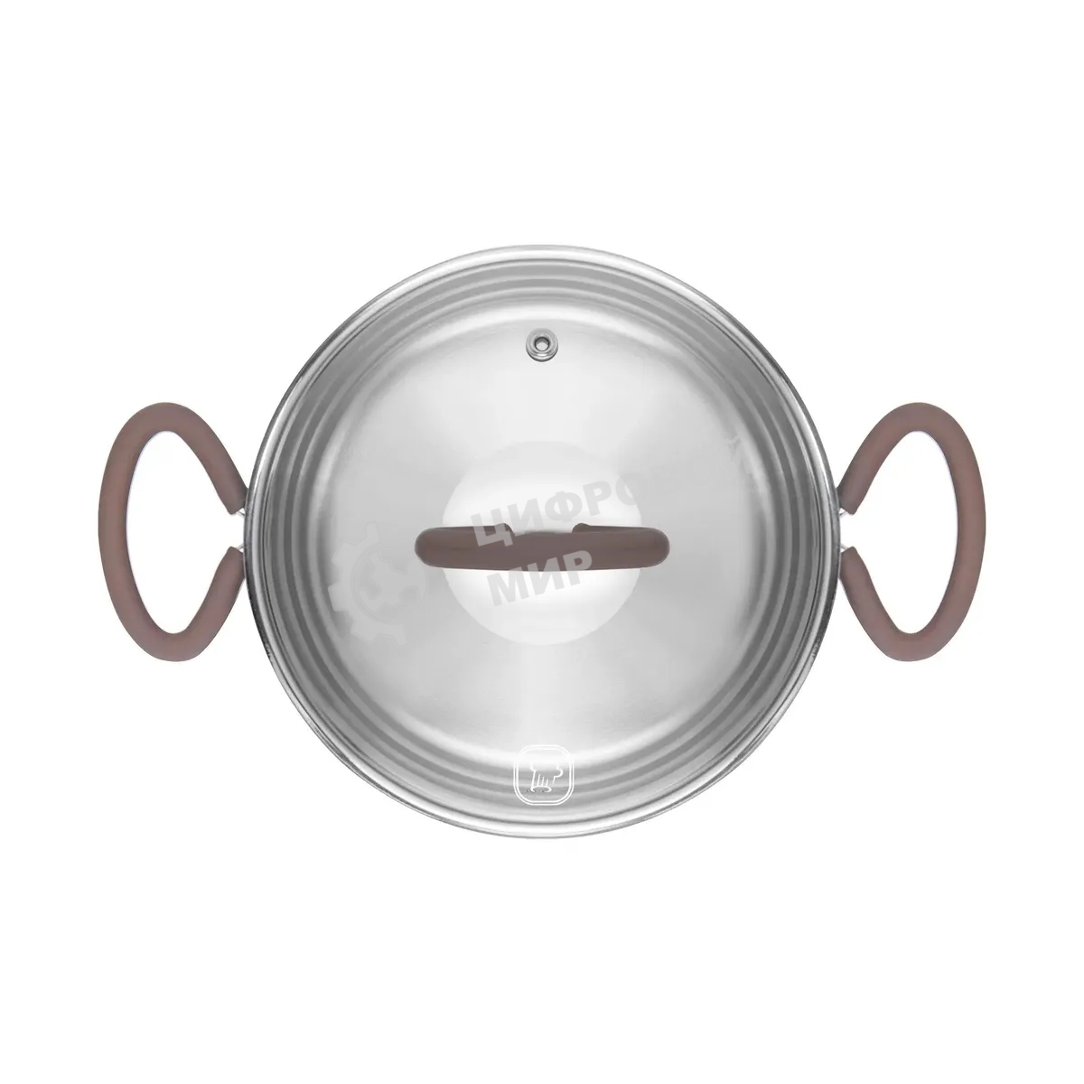 Кастрюля Rondell Etery RDS-1600 5.1 л. d=24 см (с крышкой) сталь