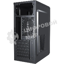 Компьютерный корпус Digma DCC-MD302 черный без БП ATX 1x80мм 3x120мм 2xUSB 2.0 2xUSB 3.0 audio