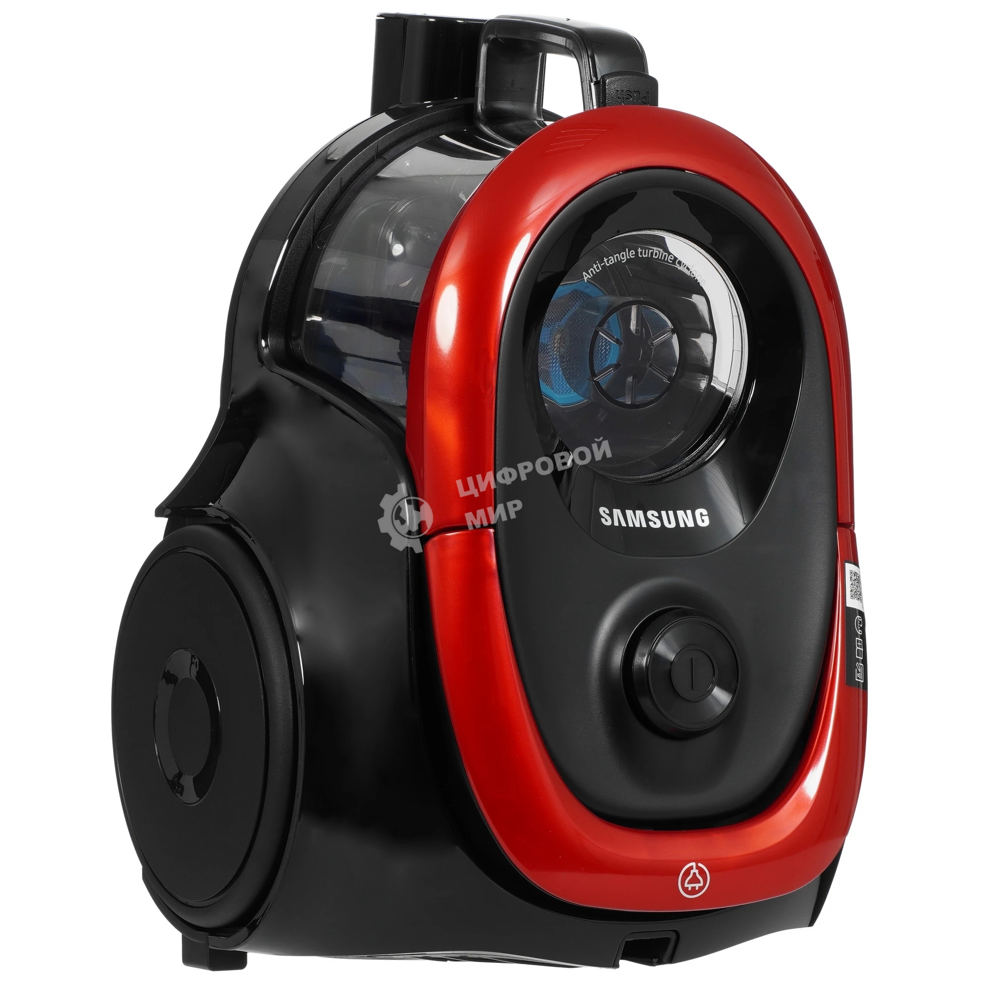 Пылесос Samsung VC-18M2130SR красный/черный, 380/1800 Вт, уборка сухая, пылесборник контейнер 1.5 л