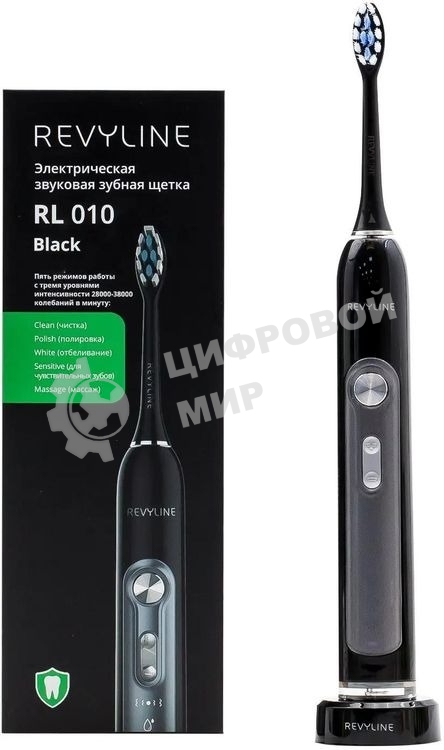 Электрическая зубная щетка Revyline RL 010, черная 4659