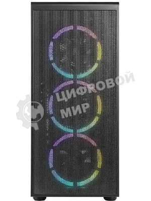 Компьютерный корпус Azza Prime 360E черный без БП ATX 5x120мм 2x140мм 2xUSB 3.0 audio bott PSU