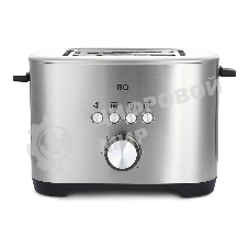 Тостер BQ T1010 Steel-Black, Мощность 800 Вт, 7 степеней поджаривания