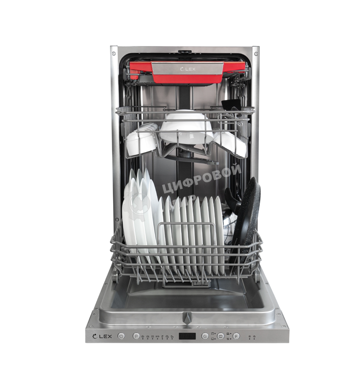 Встраиваемая посудомоечная машина LEX PM 4573 B, нержавеющая сталь, 44.8 см, 11 компл., 44 дБ, класс A+++