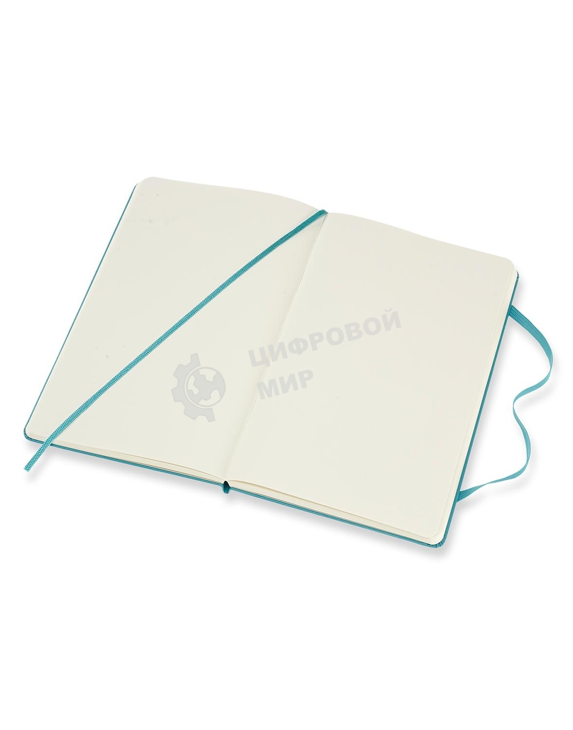 Блокнот Moleskine CLASSIC QP062B35 Large 130х210 мм, 240 страниц, нелинованный, твердая обложка, голубой