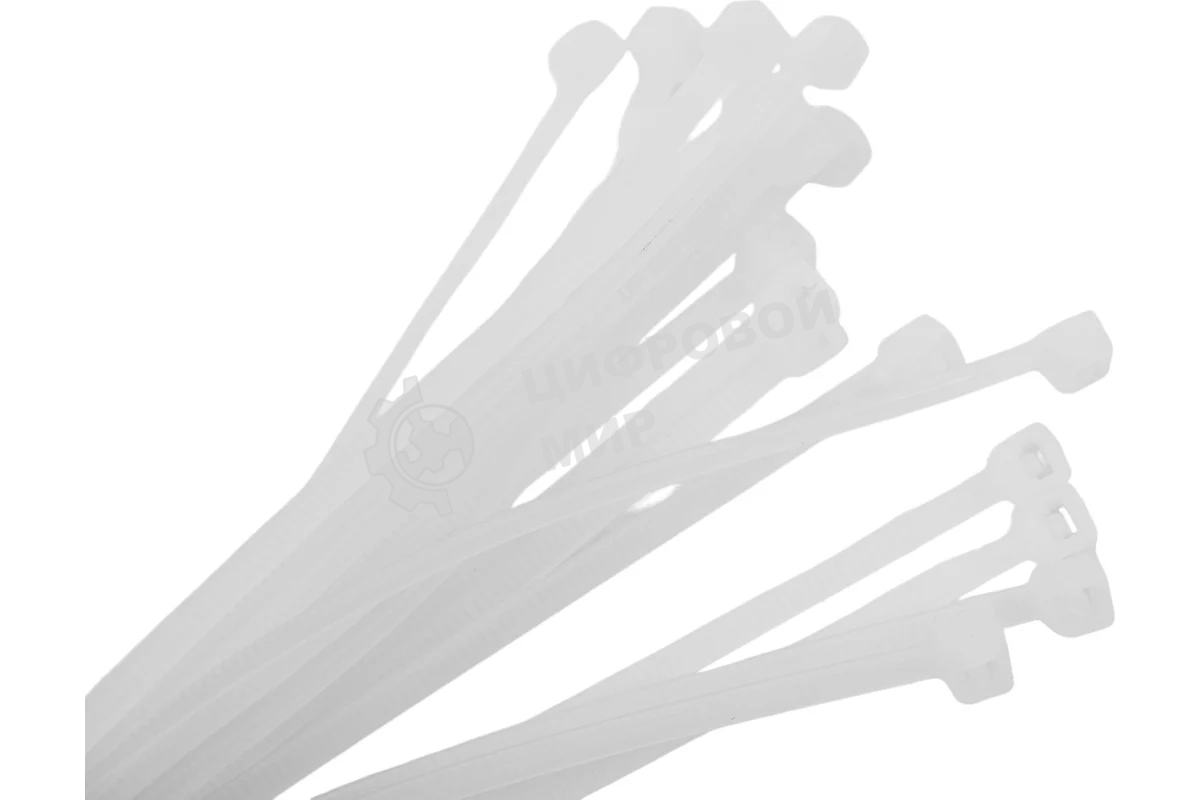 Хомут кабельный 2.5х150 нейл. белый (уп. 100 шт) EKF plc-c-2.5x150