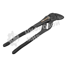 Клещи переставные Denzel кнопочный механизм, обливные рукоятки, сантехнические, 250 мм