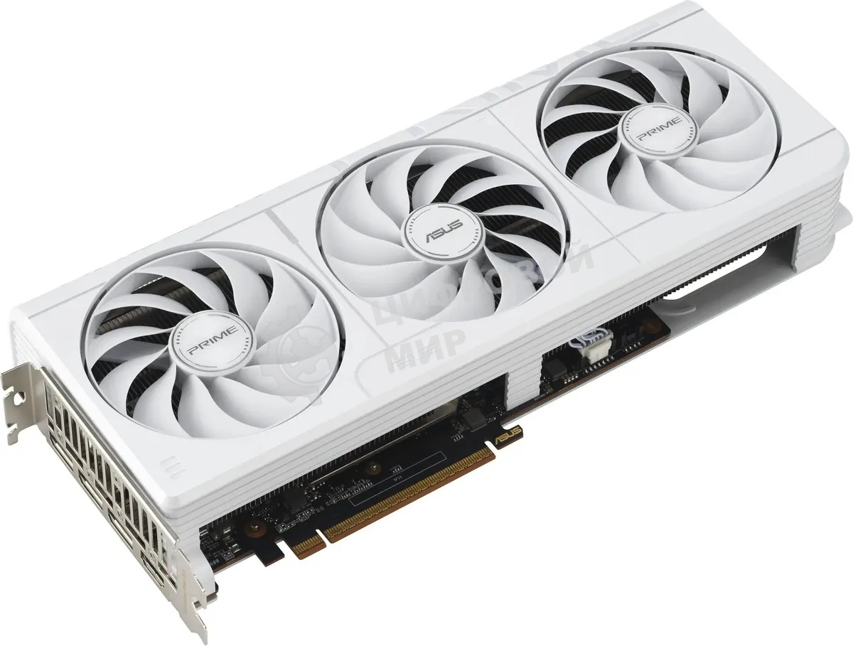 Видеокарта Asus PRIME-RX9070XT-O16G-WHITE белый