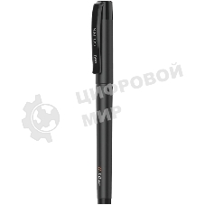 Ручка гелевая Deli EG159-BK ассорти, d=1.0мм, черные чернила, резиновая манжета