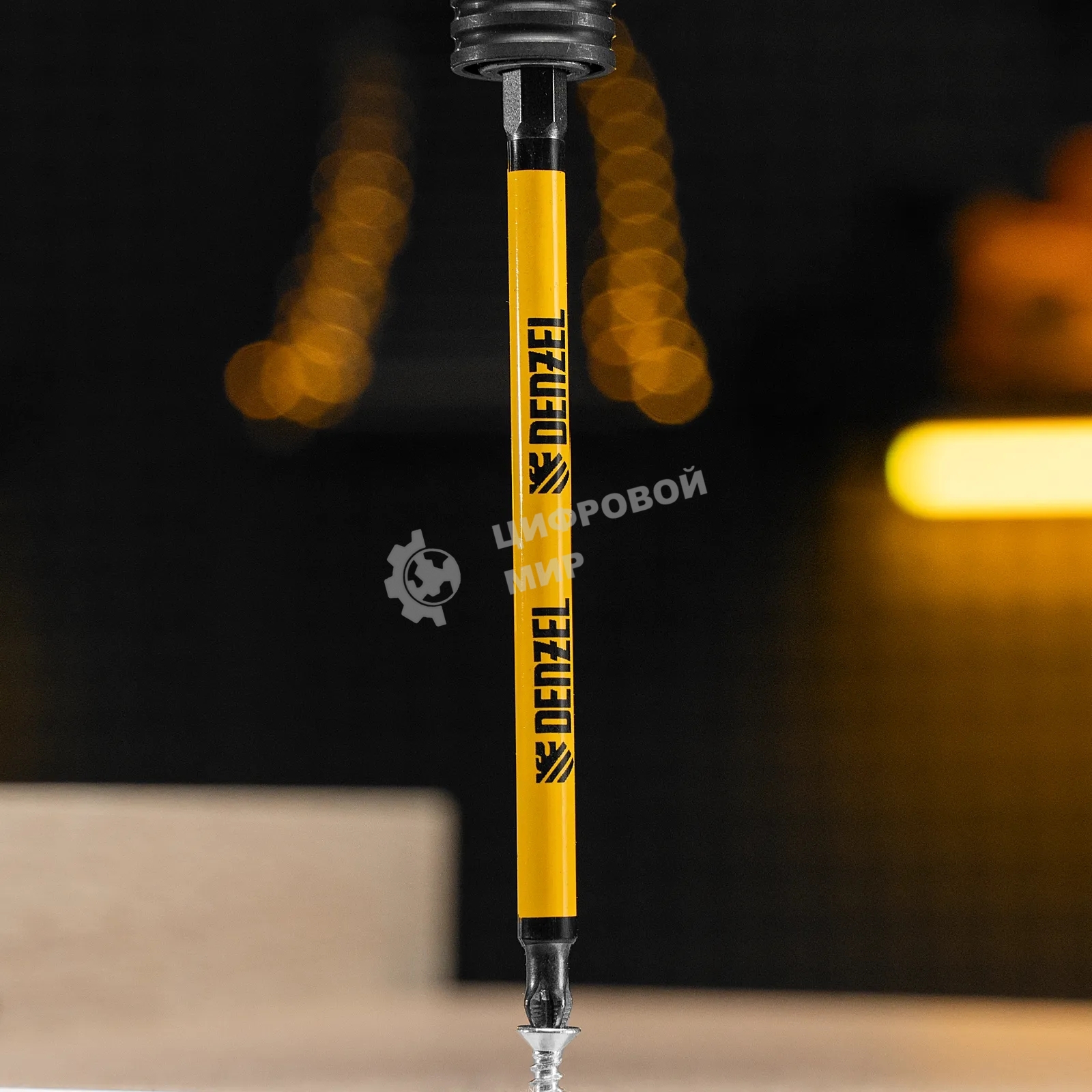 Набор бит Denzel PH2х127, сталь S2, круглый профиль, 5 шт.