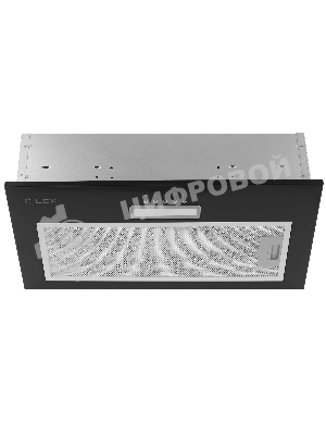 Вытяжка встраиваемая LEX GS Bloc LIGHT 600 черный, 53 см, 500 куб. м/ч, 44 дБ