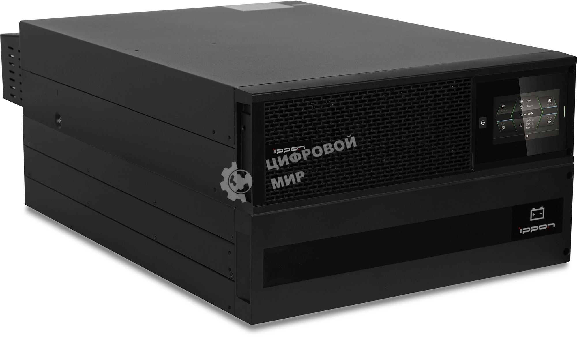 Источник бесперебойного питания Ippon Innova Unity RT 3-3 10K 10000Вт 10000ВА черный