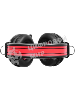 Проводные наушники Oklick HS-G300 черный/красный, полноразмерные, Jack 3.5 мм