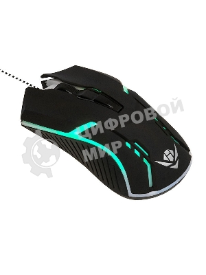 Комплект клавиатура+мышь Nakatomi KMG-2305U проводной, USB, 1600 DPI, черный