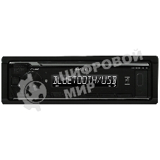 Автомагнитола Kenwood KMM-BT208, 1 DIN, Bluetooth, USB Type-A, AUX, съёмная панель