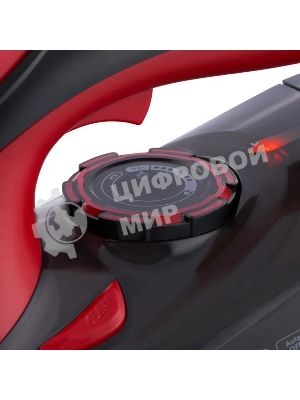 Утюг Domfy DSC-EI502 черный/красный, 2400 Вт, 160 г/мин, 400 мл