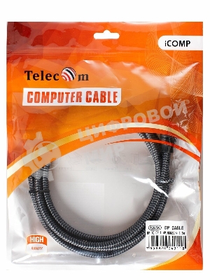 Кабель соединительный DP-DP 1.4V 8K@60Hz 1.5м, Telecom Pro TCG750-1.5M