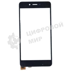 Сенсорное стекло (тачскрин) для Highscreen Easy S/Easy S Pro, черное