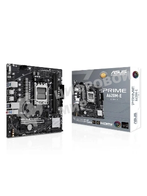 Материнская плата ASUS PRIME A620M-E-CSM, AM5, AMD A620, 2xDDR5, 4xSATA, 1xM.2, 1xPCI-E 4.0 x16, 1xPCI-E x1, 1xDisplayPort, 1xHDMI, 1xVGA, 1x 1Gb LAN, 4xUSB-A 3.2 Gen 1, 4xUSB-A 2.0, 3x3.5 мм, 7.1, Micro-ATX