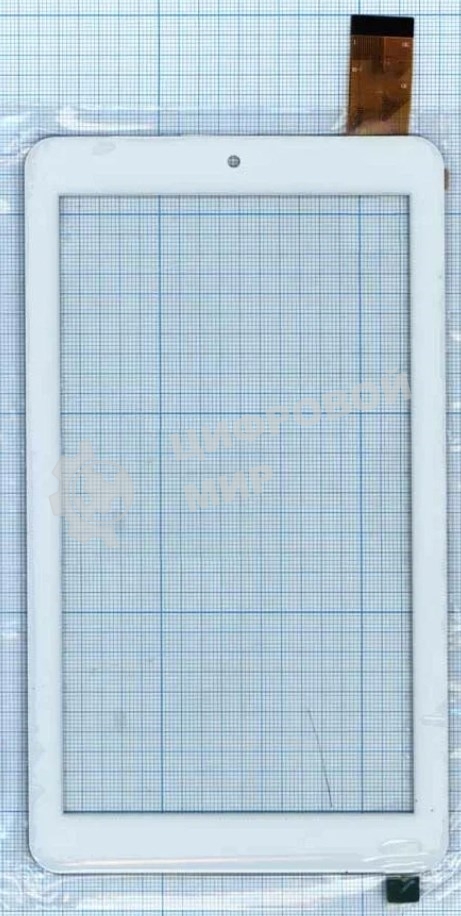 Сенсорное стекло (тачскрин) ZJ-70053A, белое
