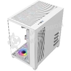 Компьютерный корпус 1STPLAYER MEGAVIEW MV8-TP белый/ATX/MV8-TP-WH