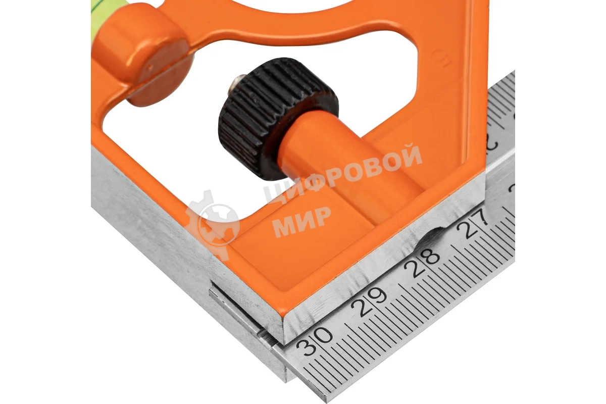 Угольник Sparta 300 мм, металлический, комбинированный