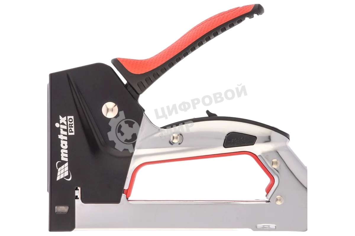 Степлер мебельный Matrix, стальной, быстрая загрузка, тип скобы 53, 4-14 мм, PRO