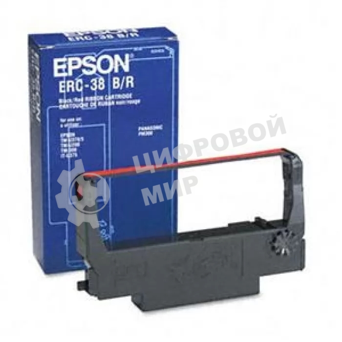 Картридж матричный Epson ERC38BR (C43S015376) black/red (4 000 000 знаков) для TM-U220A/B/D/TM-U230