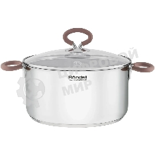Кастрюля Rondell Etery RDS-1600 5.1 л. d=24 см (с крышкой) сталь