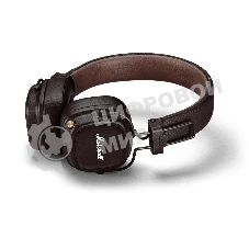Беспроводные/проводные наушники Marshall Major V коричневый, накладные, Bluetooth + проводной, беспроводная зарядка, до 100 ч