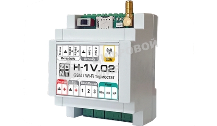Контроллер ZONT H-1V.02 отопительный GSM/Wi-Fi