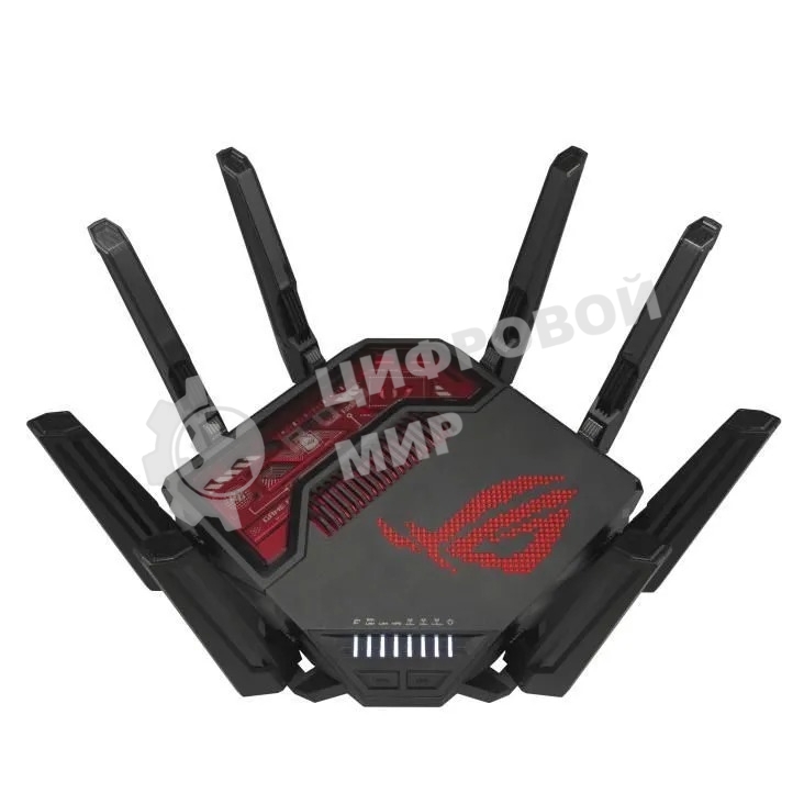Маршрутизатор ASUS GT-BE19000, черный/красный, 90IG0850-MO9A0V