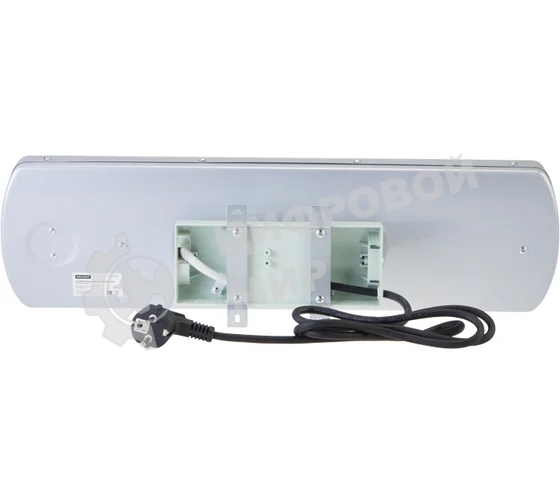 Обогреватель инфракрасный панельный Rexant серый, кварцевый, 1500 Вт, 20 м2, 3 режима обогрева