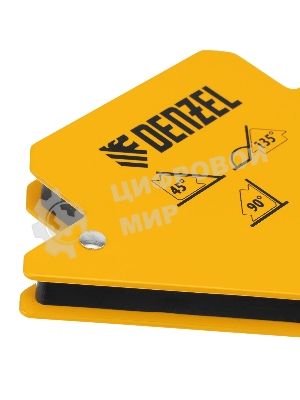 Фиксатор магнитный для сварочных работ Denzel усилие 25 LB