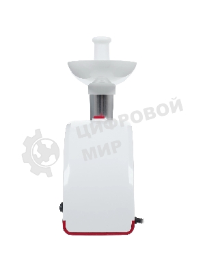 Мясорубка электрическая ВАСИЛИСА ВА-601 белый, 1600 Вт, 1.5 кг/мин, реверс, защита от перегрузки, насадки - 4