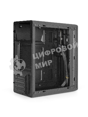 Корпус ExeGate BAA-503U2, Mini-Tower, чёрный, 1 x 80/90 мм