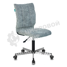 Кресло офисное Бюрократ CH-330M/LT-28 без подлокотников, серый, крестовина металл