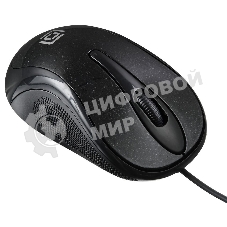 Мышь проводная Oklick 385M черный, 1000 dpi, USB, кнопки - 3