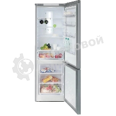 Холодильник Бирюса Б-M960NF металлик двухкамерный 240/100л морозилка снизу, No Frost