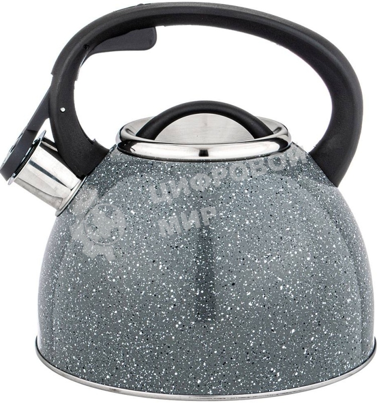 Чайник для плиты AGNESS 907-064 нерж. 2,5 л