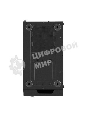 Компьютерный корпус Miditower ExeGate EVO-9211-700NPX (ATX, БП 700NPX с вент. 12см, с окном, 2хUSB+1хUSB3.0, HD аудио, черный, 1 вент. с RGb подсветкой)