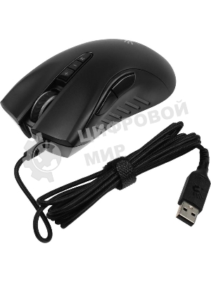 Мышь проводная A4Tech Bloody ES5 черный, 3200 dpi, USB Type-A, кнопки - 8