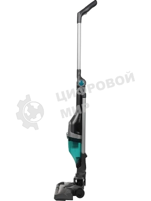 Пылесос вертикальный Tefal Xtrem Compact Essential TY1239WO лазурный/серый, питание от аккумулятора, 145 Вт, уборка сухая, пылесборник 0.4 л