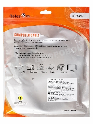 Кабель соединительный DP-DP 1.4V 8K@60Hz 1.5м, Telecom Pro TCG750-1.5M