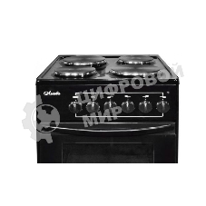 Плита электрическая Лысьва ЭП 401 СТ черный, конфорок 4 электрических, духовка 57 л, 50 см x 84 см x 60 см (без крышки)