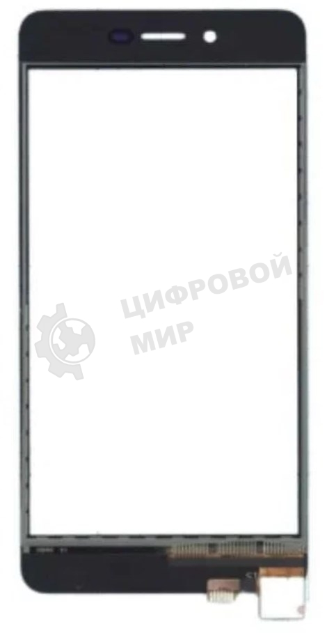 Сенсорное стекло (тачскрин) для Highscreen Easy S/Easy S Pro, черное