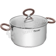 Кастрюля Rondell Etery RDS-1600 5.1 л. d=24 см (с крышкой) сталь