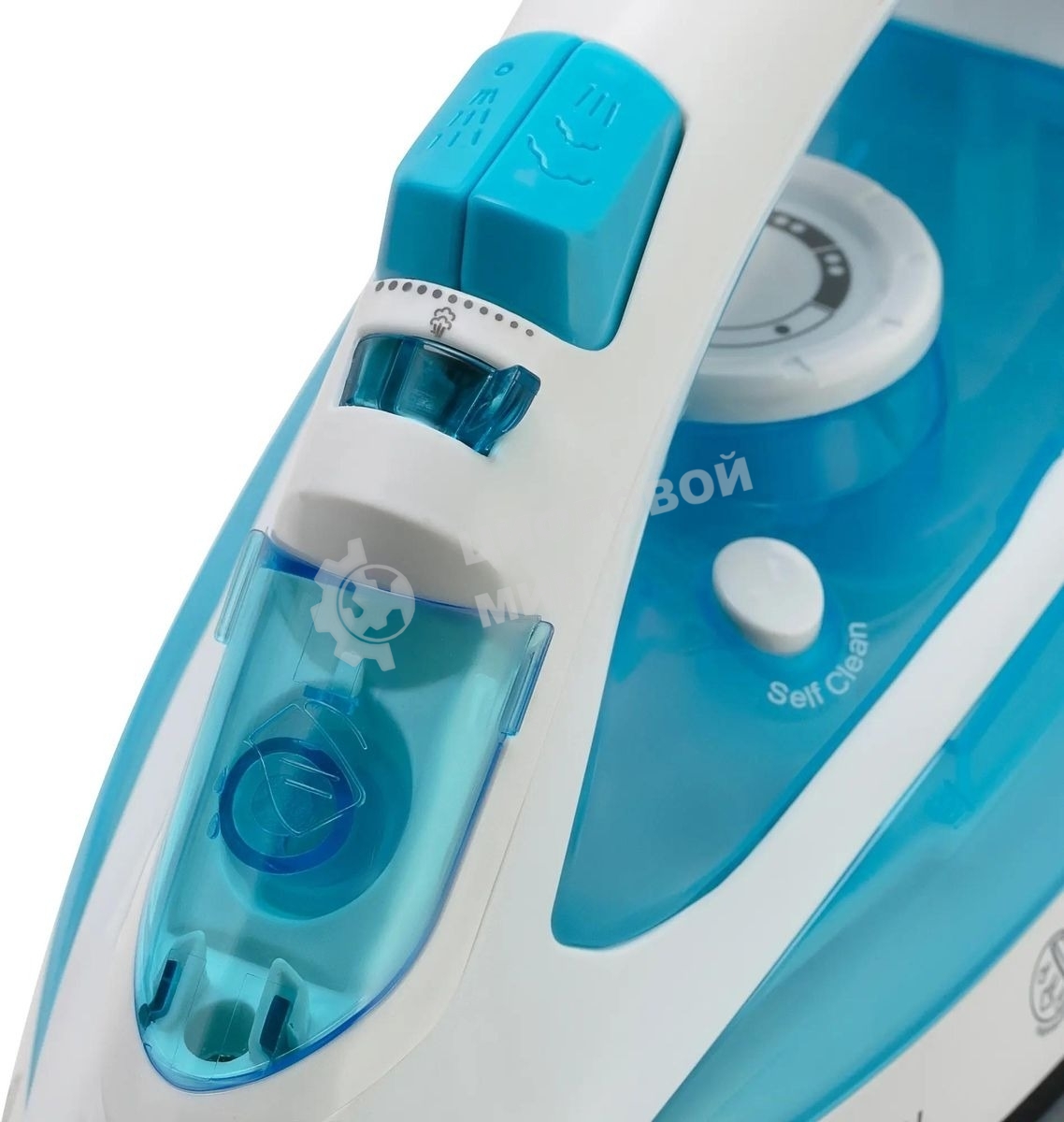 Утюг Maxwell MW-3055B белый/голубой 2200W