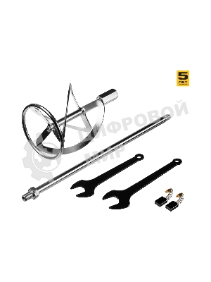 Миксер ЗУБР МР-1600-2 2 скорости 1600 Вт 26.7 Нм 0-390 / 0-550 об/мин