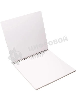 Скетчпад Silwerhof 20л. 190x190 мм Неон 4 дизайна, гребень