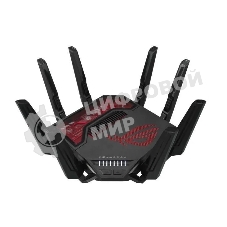 Маршрутизатор ASUS GT-BE19000, черный/красный, 90IG0850-MO9A0V
